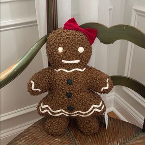 Pottery Barn Ms. Spice Gingerbread Pillow
